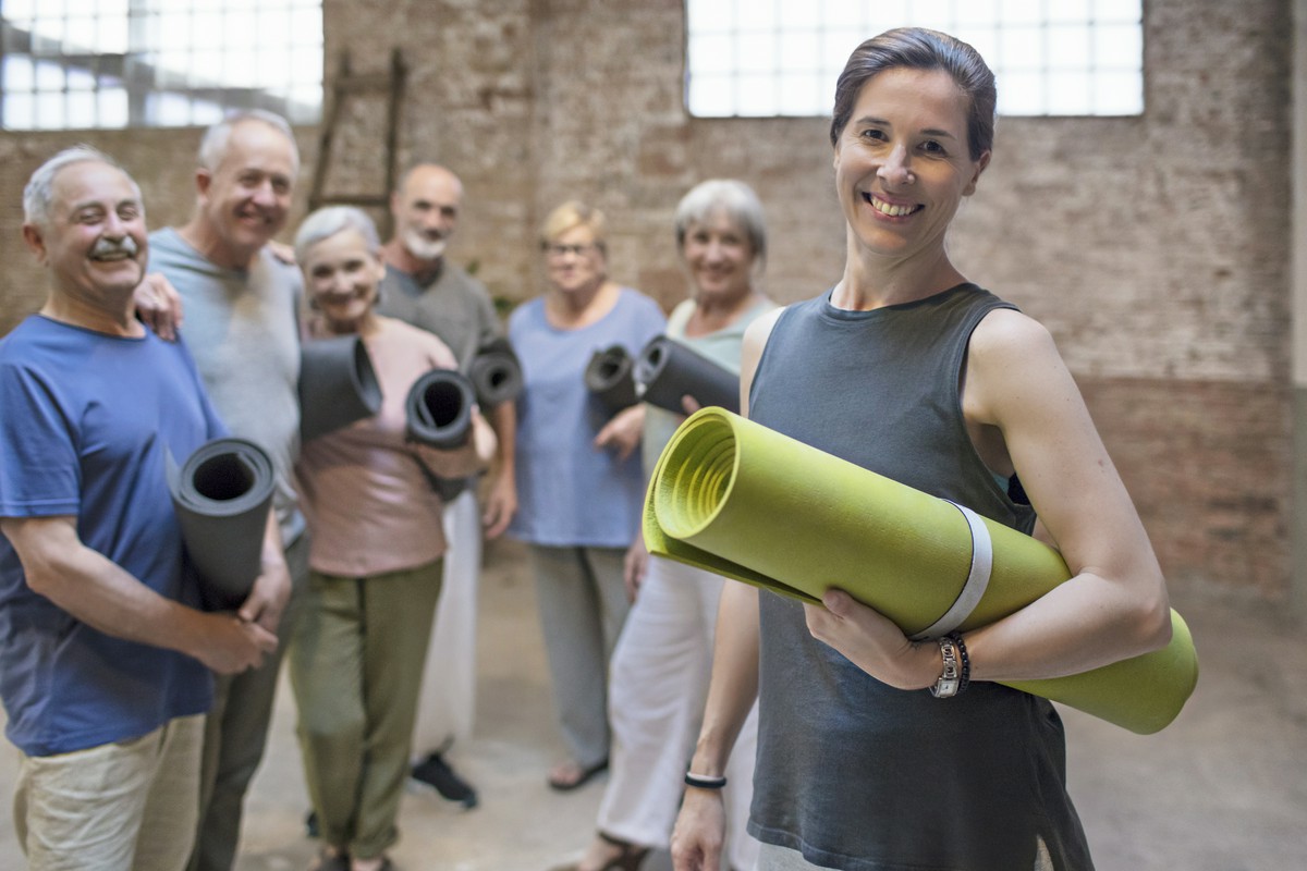 aktywni fizycznie seniorzy